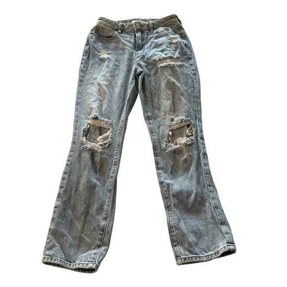 Pacsun Mom Jean size 26 distressed jeans - Picture 1 of 5